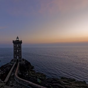 Bretagne, Brittany, phare, lighthouse, Kermorvan, Le Conquet, mer, océan, sea, ocean, horizon,