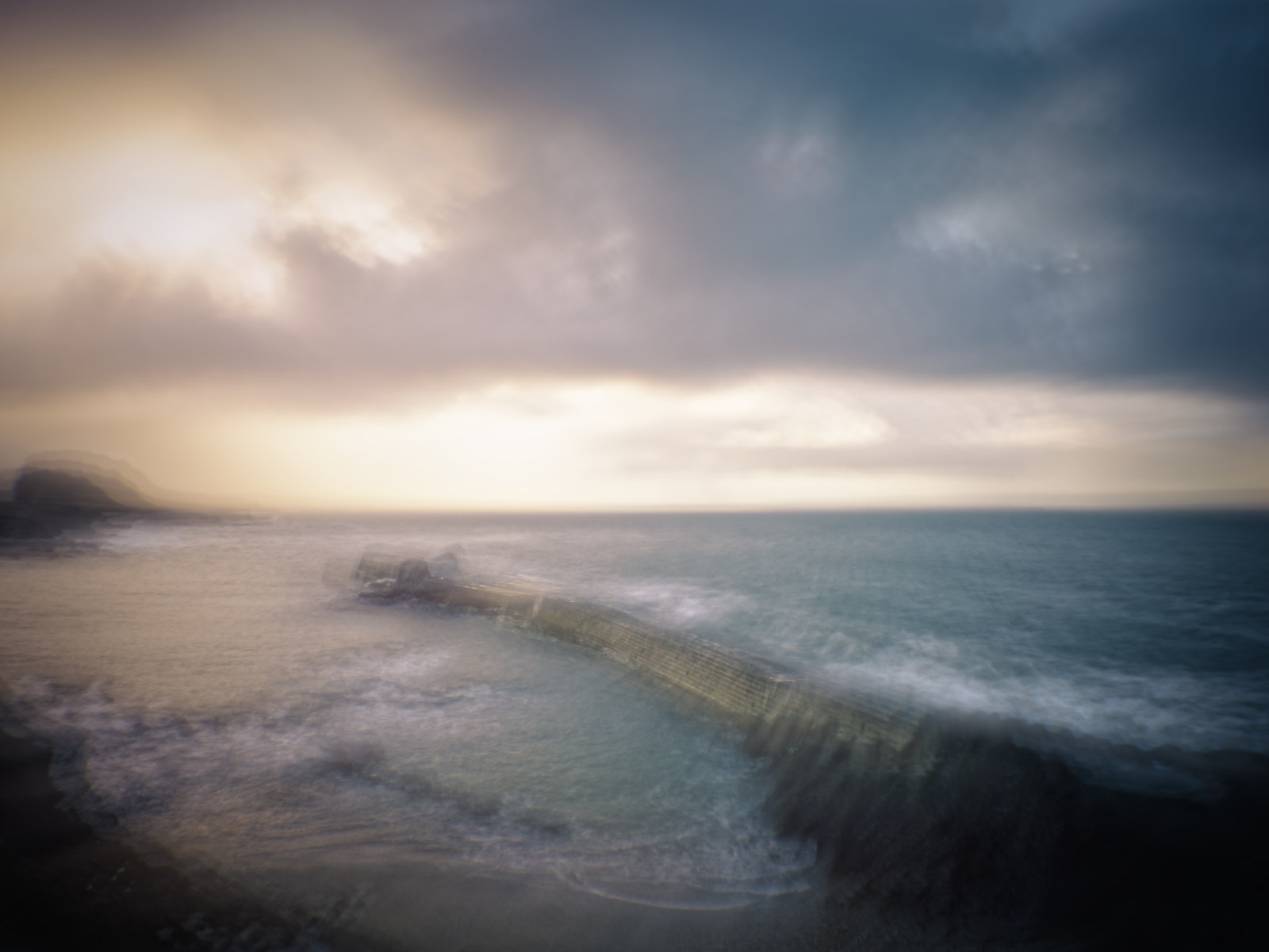 Bretagne, Brittany, paysage, landscape, abstrait, abstract, impressionnisme, photo, seascape, mer, ocean, doelan,
