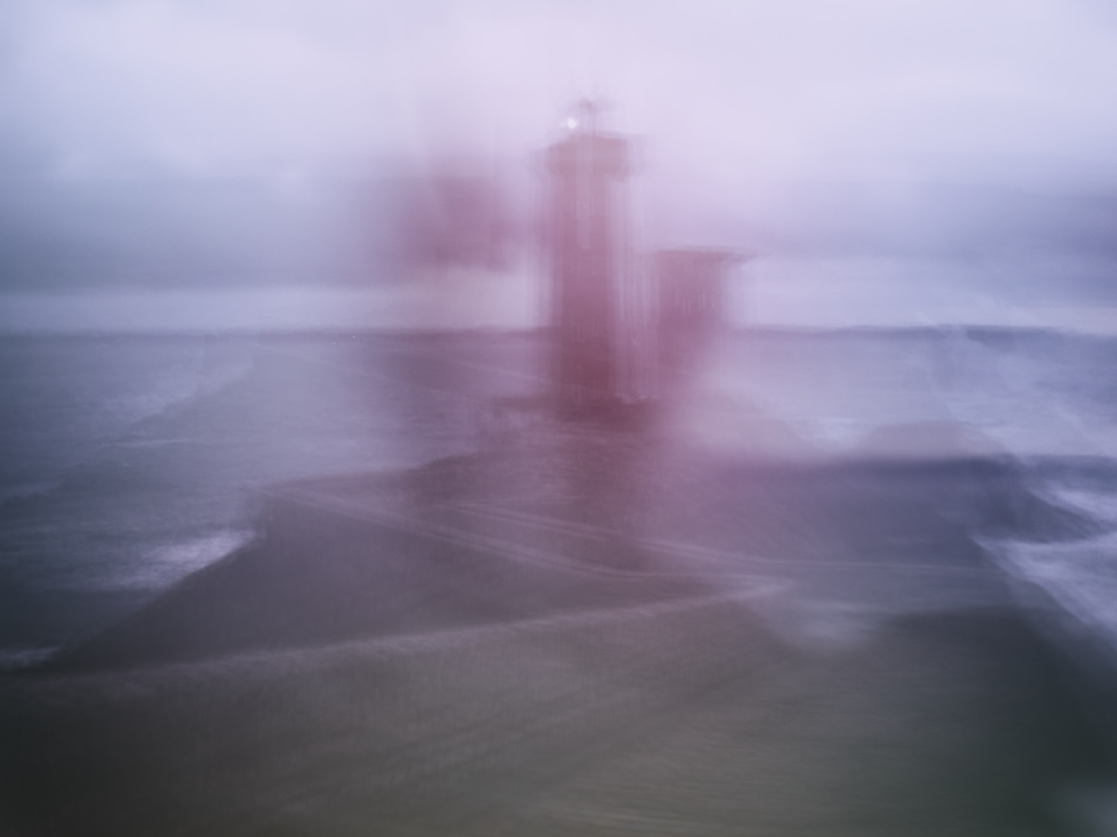 Bretagne, Brittany, paysage, landscape, abstrait, abstract, impressionnisme, photo, seascape, mer, ocean, phare, lighthouse, Petit Minou,