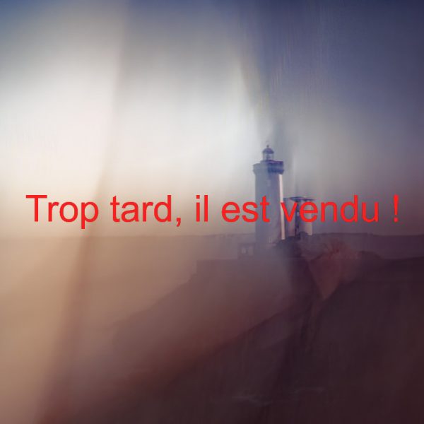 Clair-obscur du phare du Petit Minou. Bretagne, Brittany, phare, lighthouse,night, sunset, sunrise