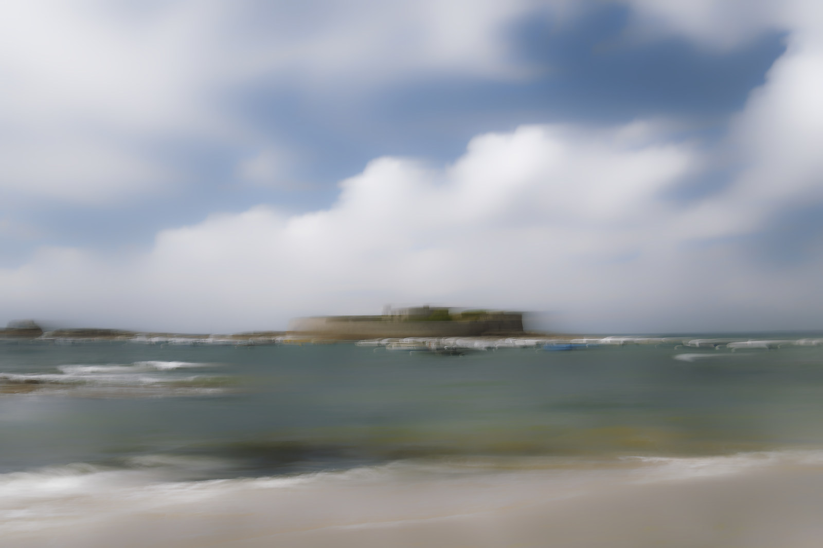 Marine, Bretagne, Brittany, sea, ocean, blue, photo, Le Fort Bloqué