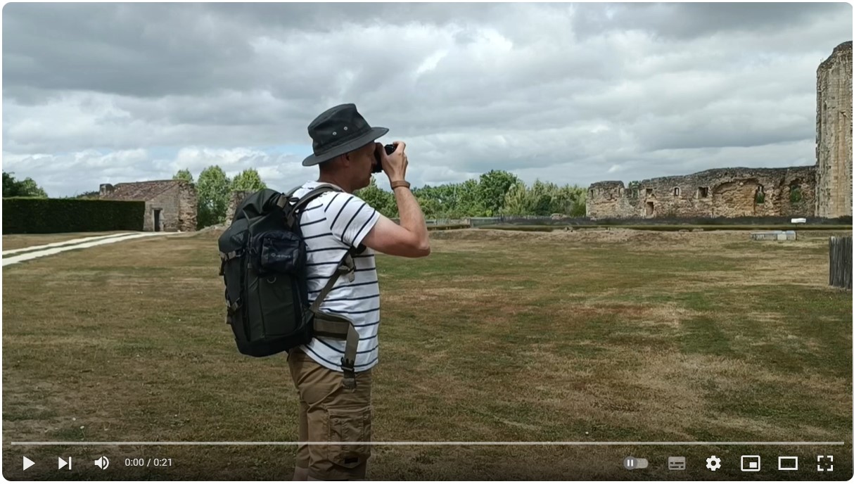 Capture d'écran Youtube, prise de vue en mouvement