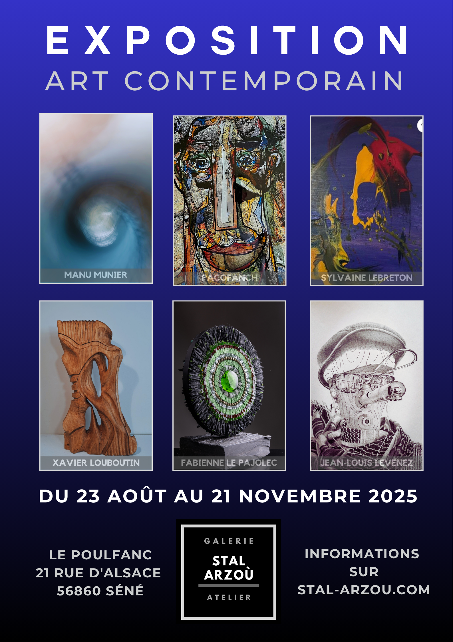 Affiche expo Stal Arzoù 3 2025 Affiche expo Stal Arzoù automne 2025