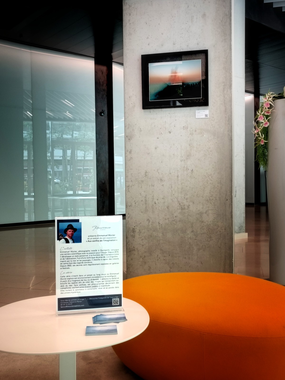 2025-09-15 Expo Récurrence Photo 09 Exposition Paris XIV avec Récurrence Photo. Tableaux de Manu Munier Photographie.